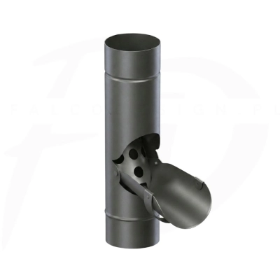 Łapacz deszczówki stalowy ⌀ 100 firmy KROP kolor grafit